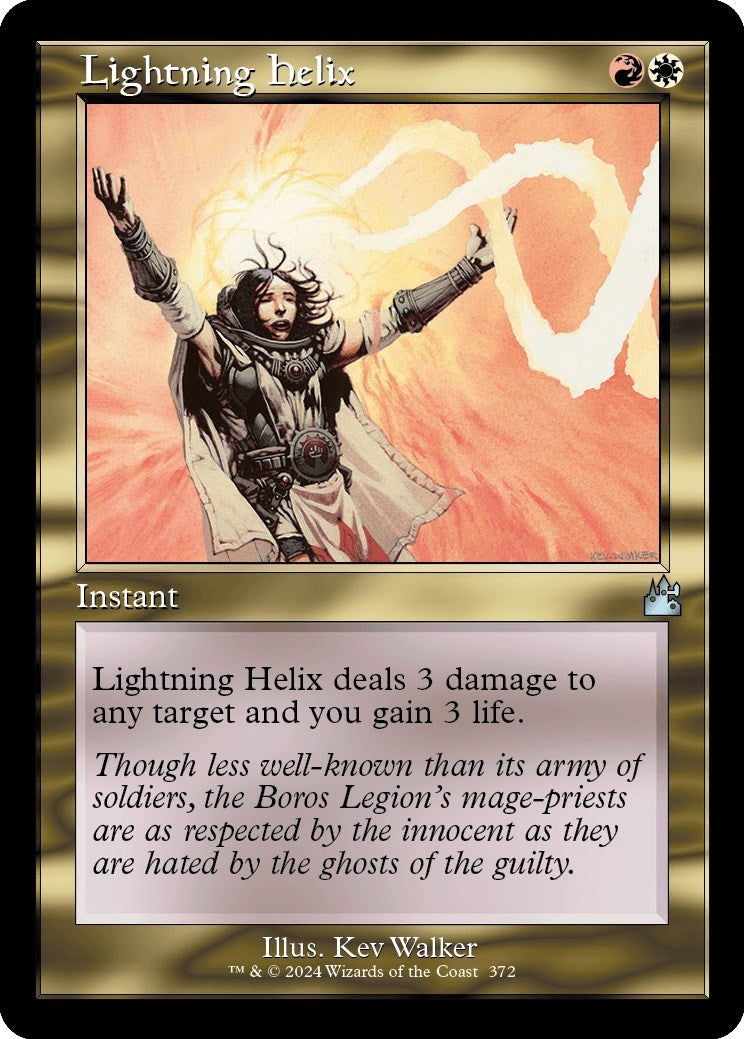 Image for Lightning Helix (Retro Frame) (372) (RVR) - Magic: The Gathering