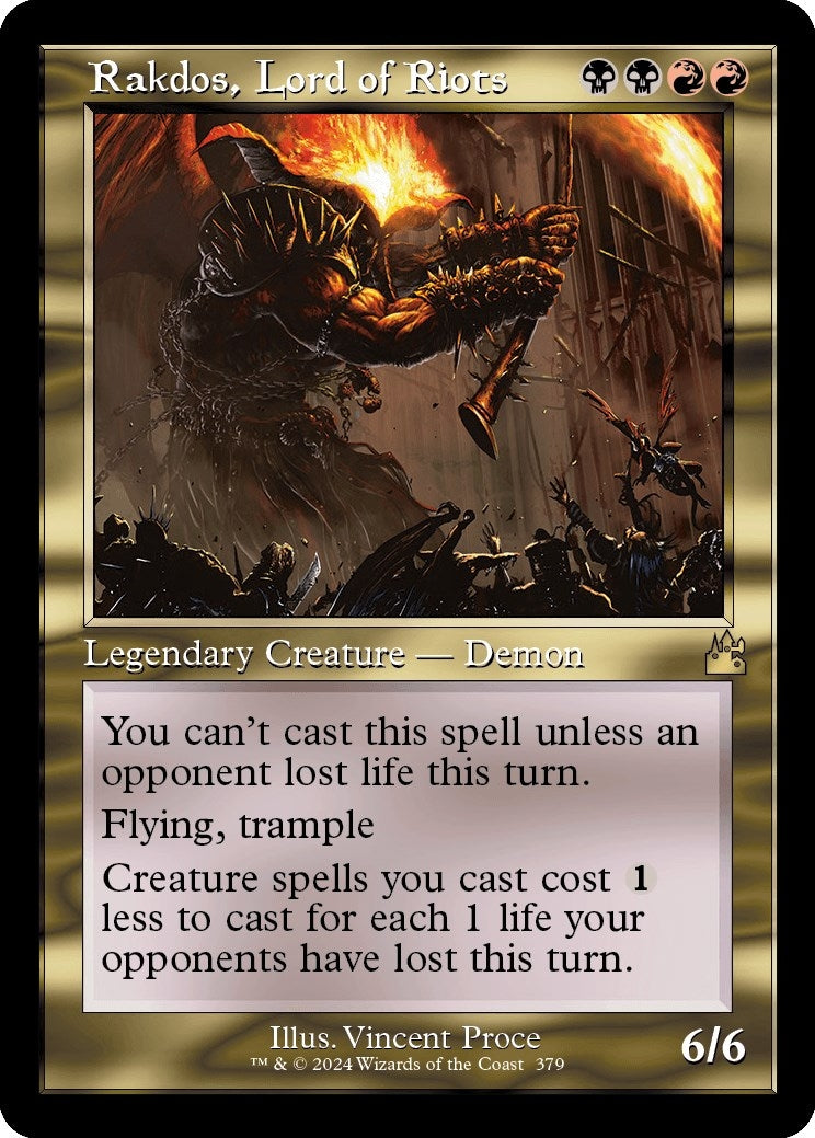 Image for Rakdos, Lord of Riots (Retro Frame) (379) (RVR) - Magic: The Gathering