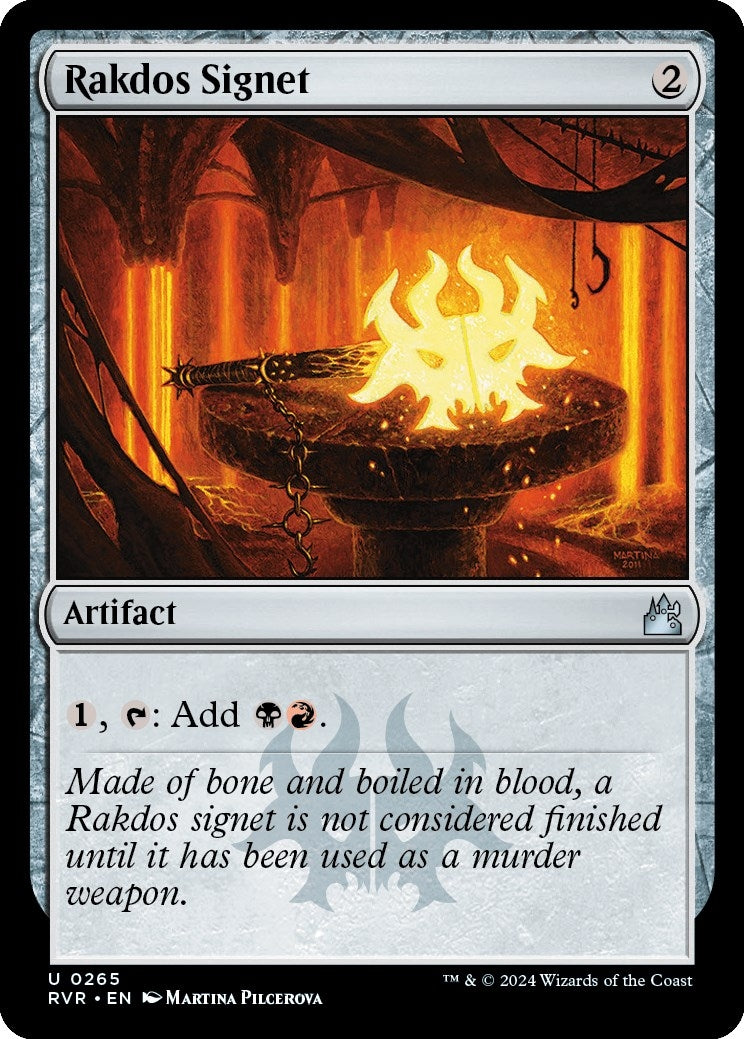 Image for Rakdos Signet (265) (RVR) - Magic: The Gathering