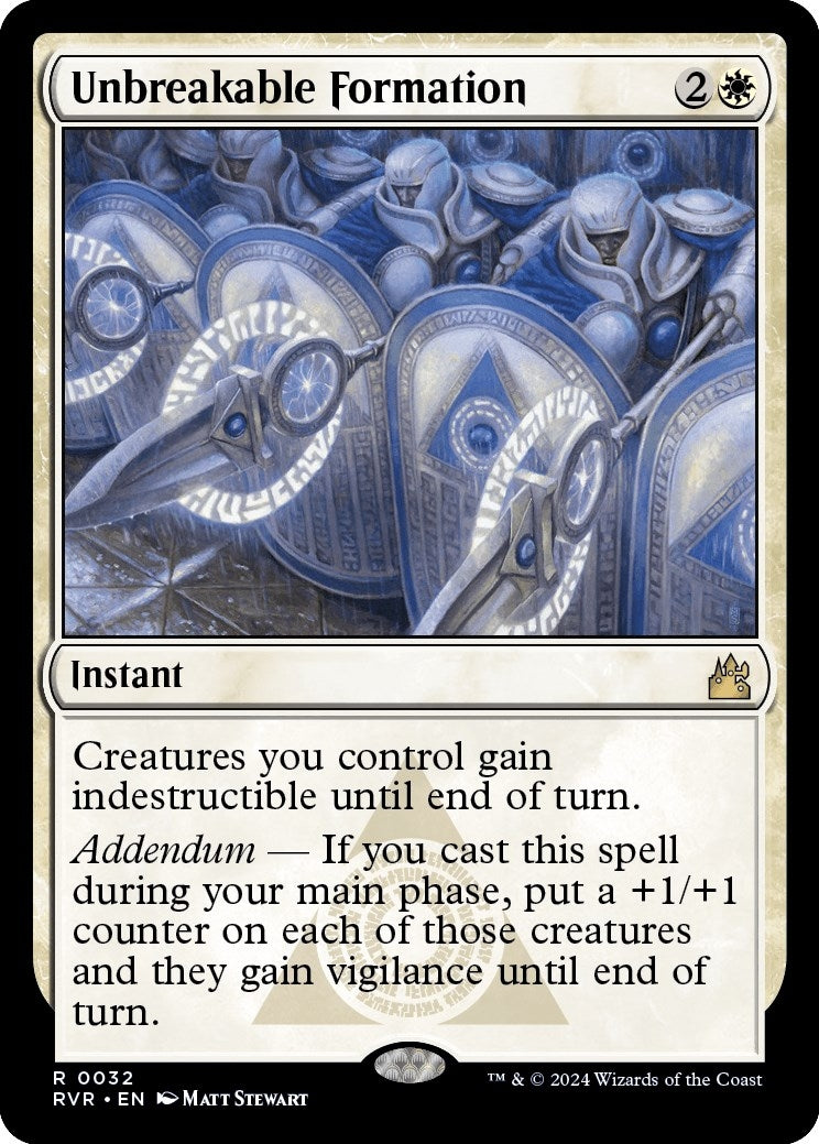 Image for Unbreakable Formation (32) (RVR) - Magic: The Gathering