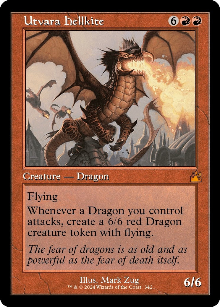 Image for Utvara Hellkite (Retro Frame) (342) (RVR) - Magic: The Gathering