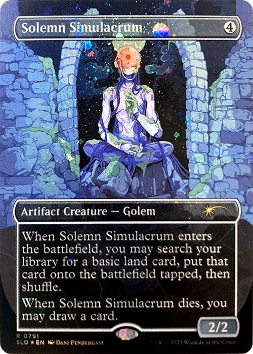 Image for Solemn Simulacrum (0791) (Galaxy Foil) (791) (SLD) - Magic: The Gathering
