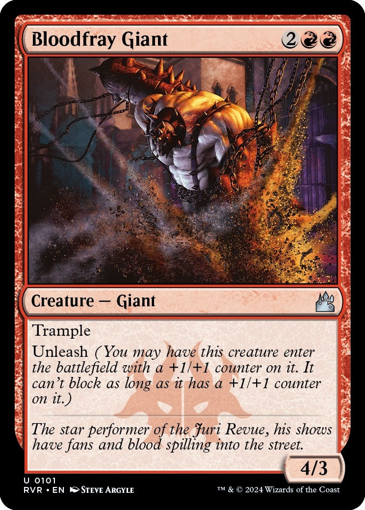 Image for Bloodfray Giant (101) (RVR) - Magic: The Gathering
