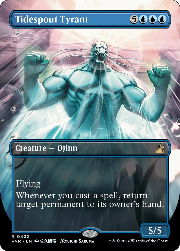 Image for Tidespout Tyrant (Anime Borderless) (422) (RVR) - Magic: The Gathering