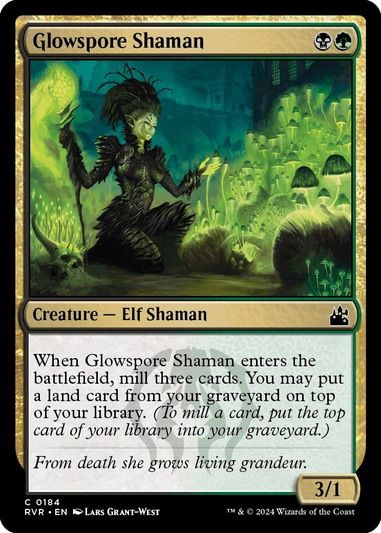 Image for Glowspore Shaman (184) (RVR) - Magic: The Gathering