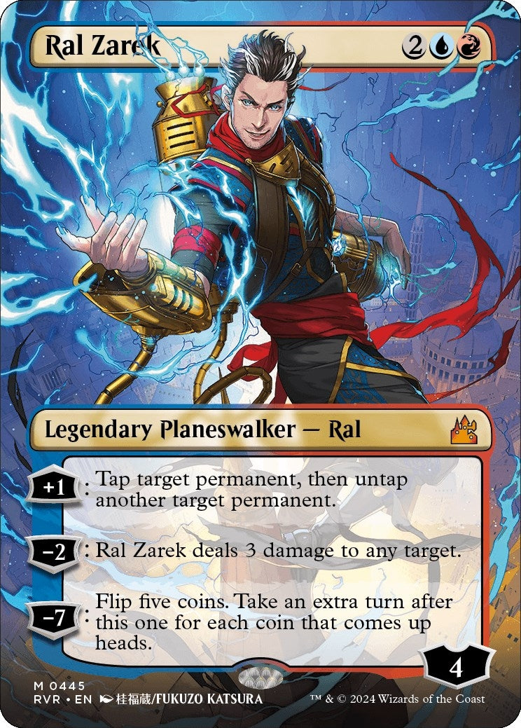 Image for Ral Zarek (Anime Borderless) (445) (RVR) - Magic: The Gathering