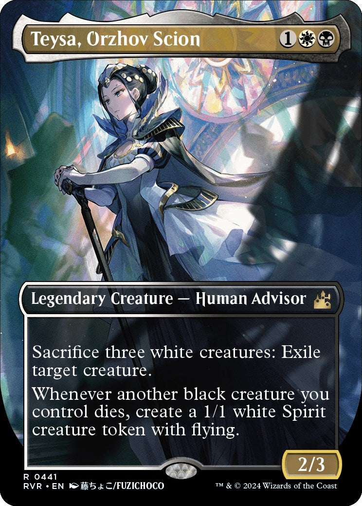 Image for Teysa, Orzhov Scion (Anime Borderless) (441) (RVR) - Magic: The Gathering
