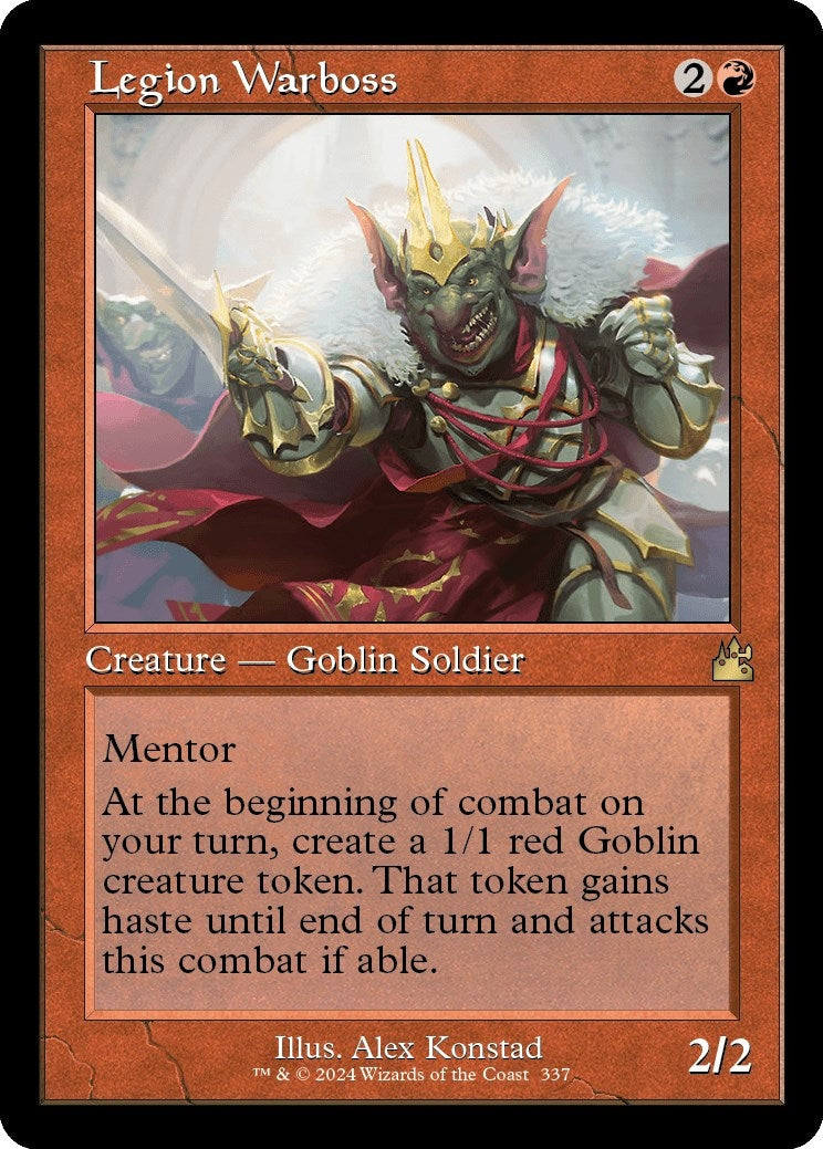 Image for Legion Warboss (Retro Frame) (337) (RVR) - Magic: The Gathering