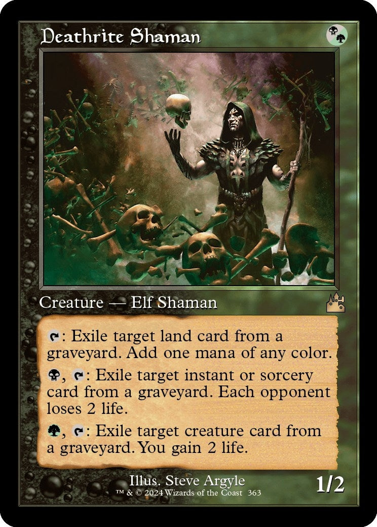 Image for Deathrite Shaman (Retro Frame) (363) (RVR) - Magic: The Gathering