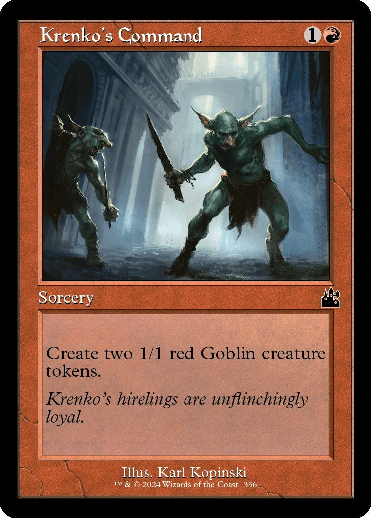 Image for Krenko's Command (Retro Frame) (336) (RVR) - Magic: The Gathering