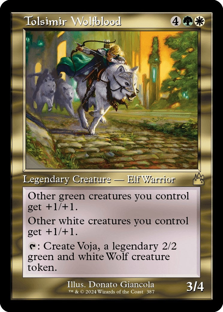 Image for Tolsimir Wolfblood (Retro Frame) (387) (RVR) - Magic: The Gathering
