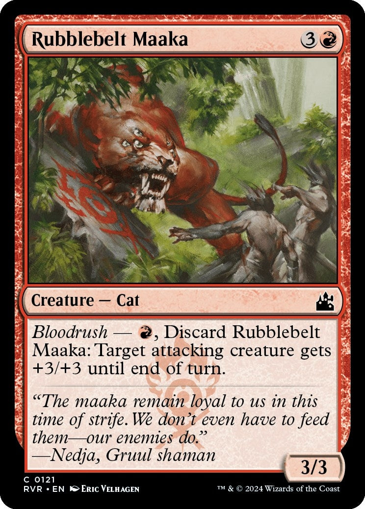 Image for Rubblebelt Maaka (121) (RVR) - Magic: The Gathering