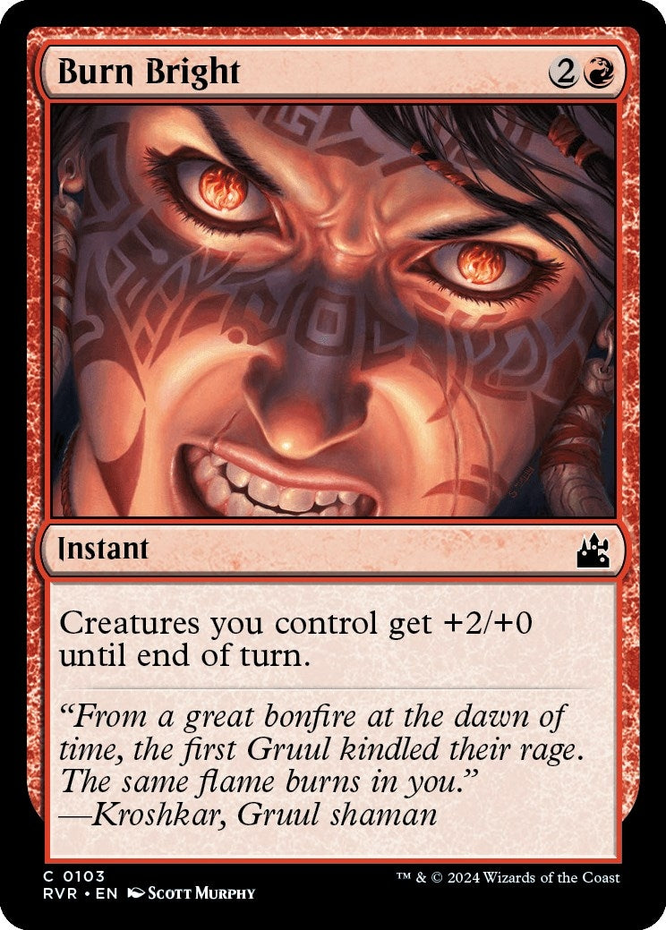 Image for Burn Bright (103) (RVR) - Magic: The Gathering