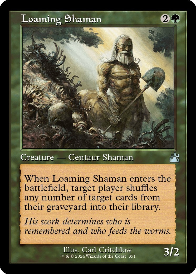Image for Loaming Shaman (Retro Frame) (351) (RVR) - Magic: The Gathering
