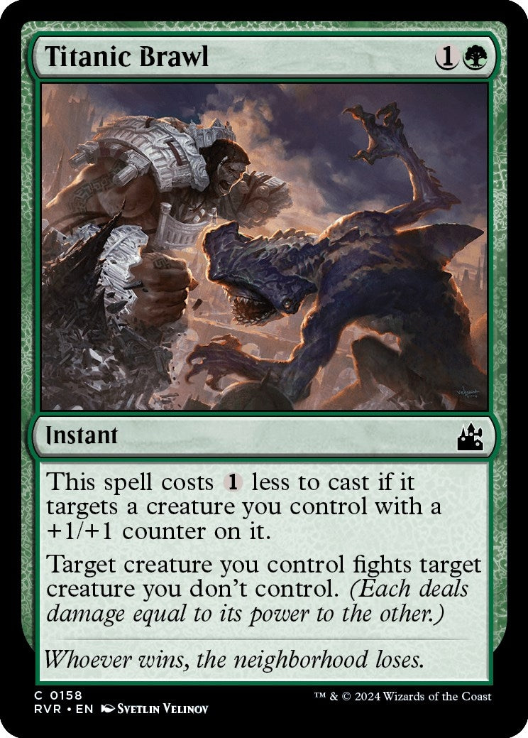 Image for Titanic Brawl (158) (RVR) - Magic: The Gathering