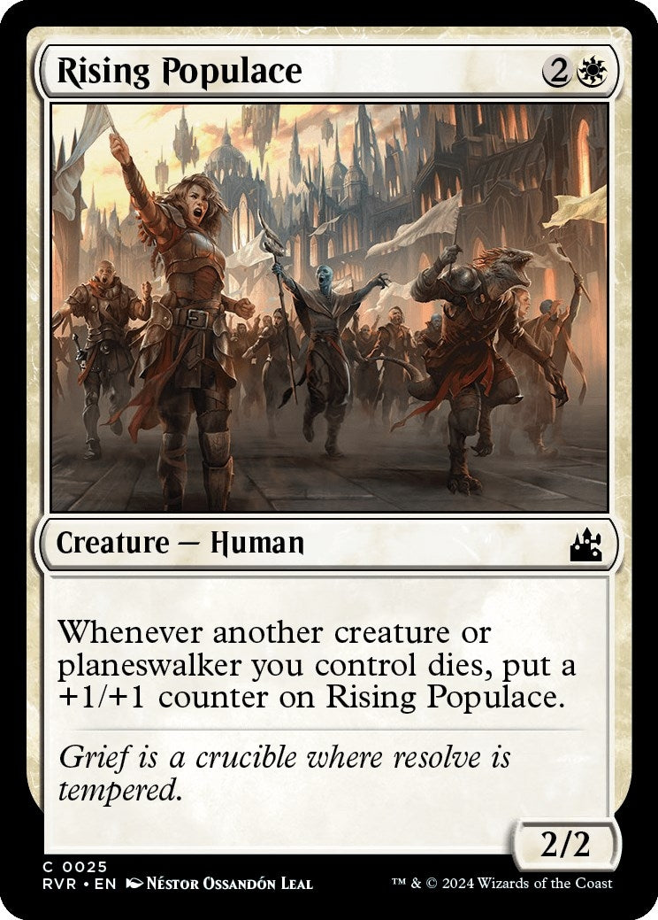 Image for Rising Populace (25) (RVR) - Magic: The Gathering