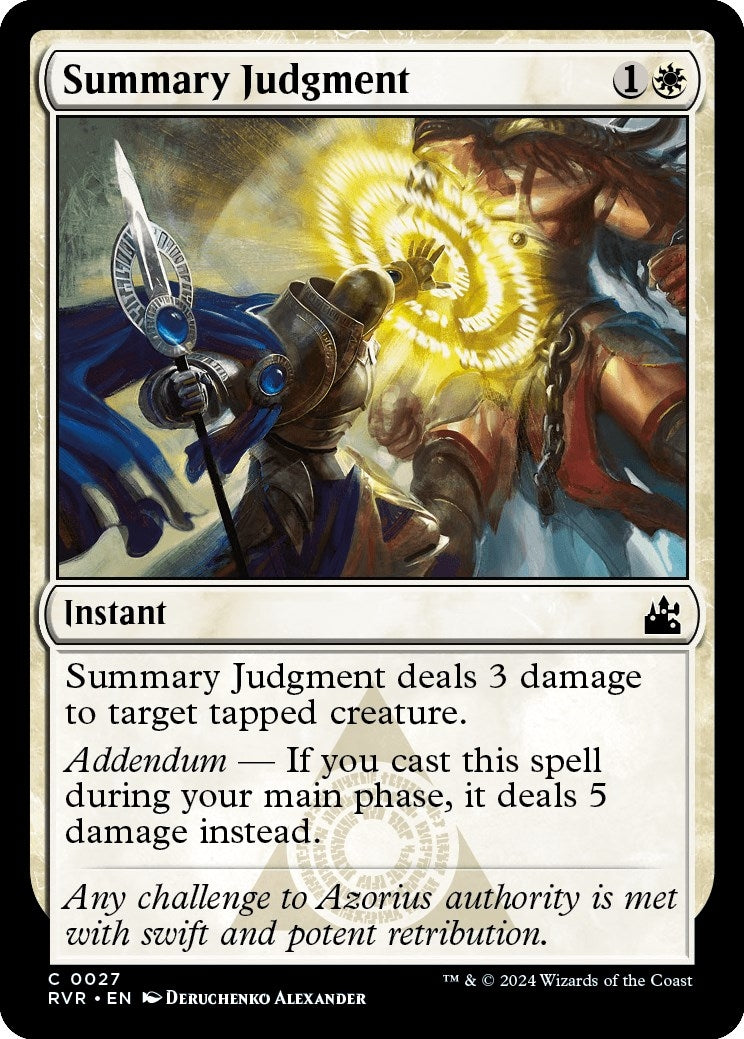 Image for Summary Judgment (27) (RVR) - Magic: The Gathering