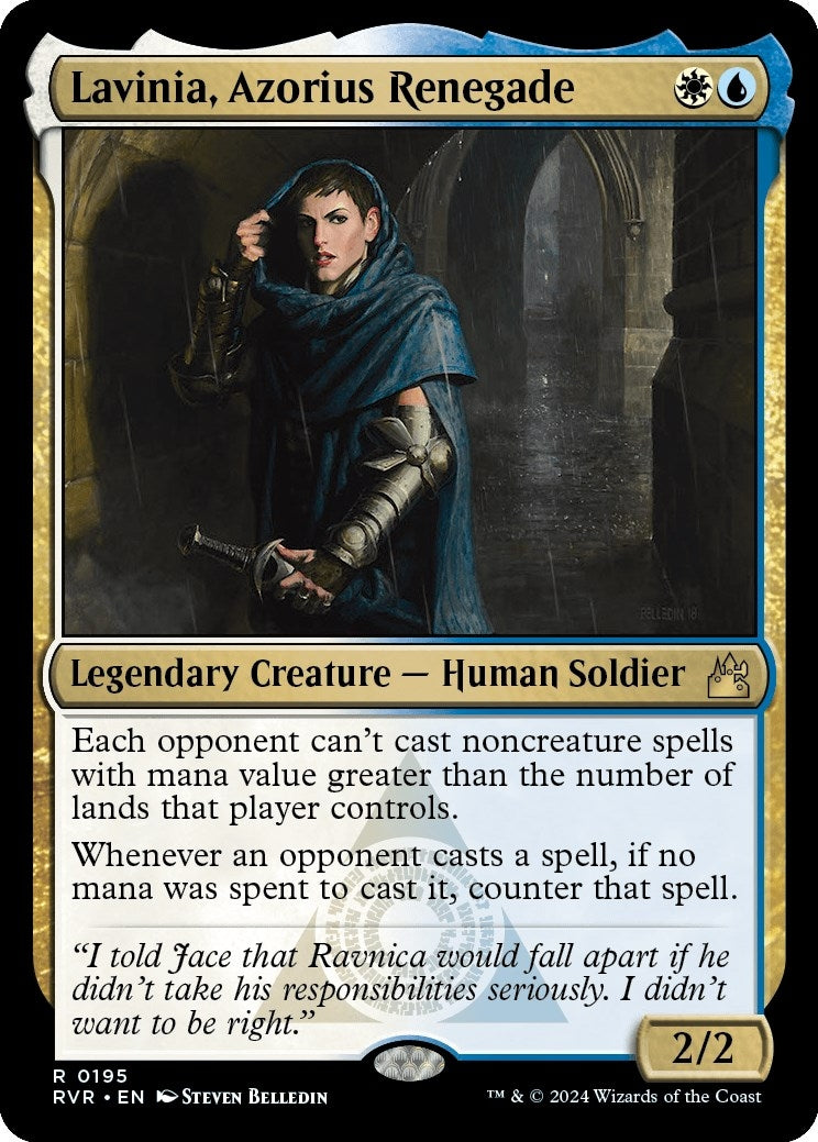 Image for Lavinia, Azorius Renegade (195) (RVR) - Magic: The Gathering