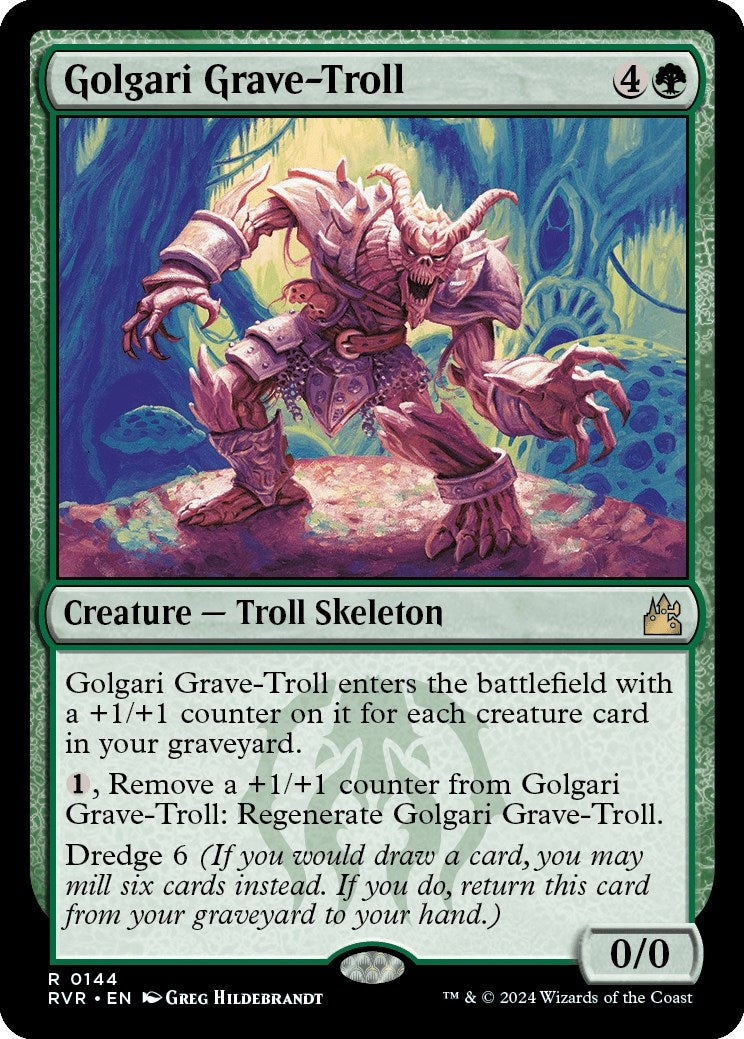 Image for Golgari Grave-Troll (144) (RVR) - Magic: The Gathering