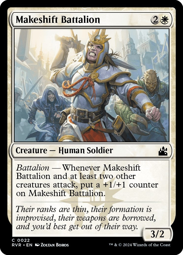 Image for Makeshift Battalion (22) (RVR) - Magic: The Gathering