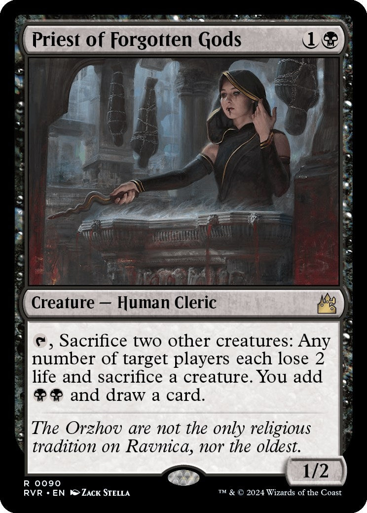 Image for Priest of Forgotten Gods (90) (RVR) - Magic: The Gathering