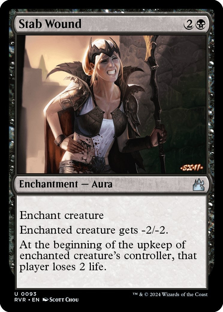 Image for Stab Wound (93) (RVR) - Magic: The Gathering