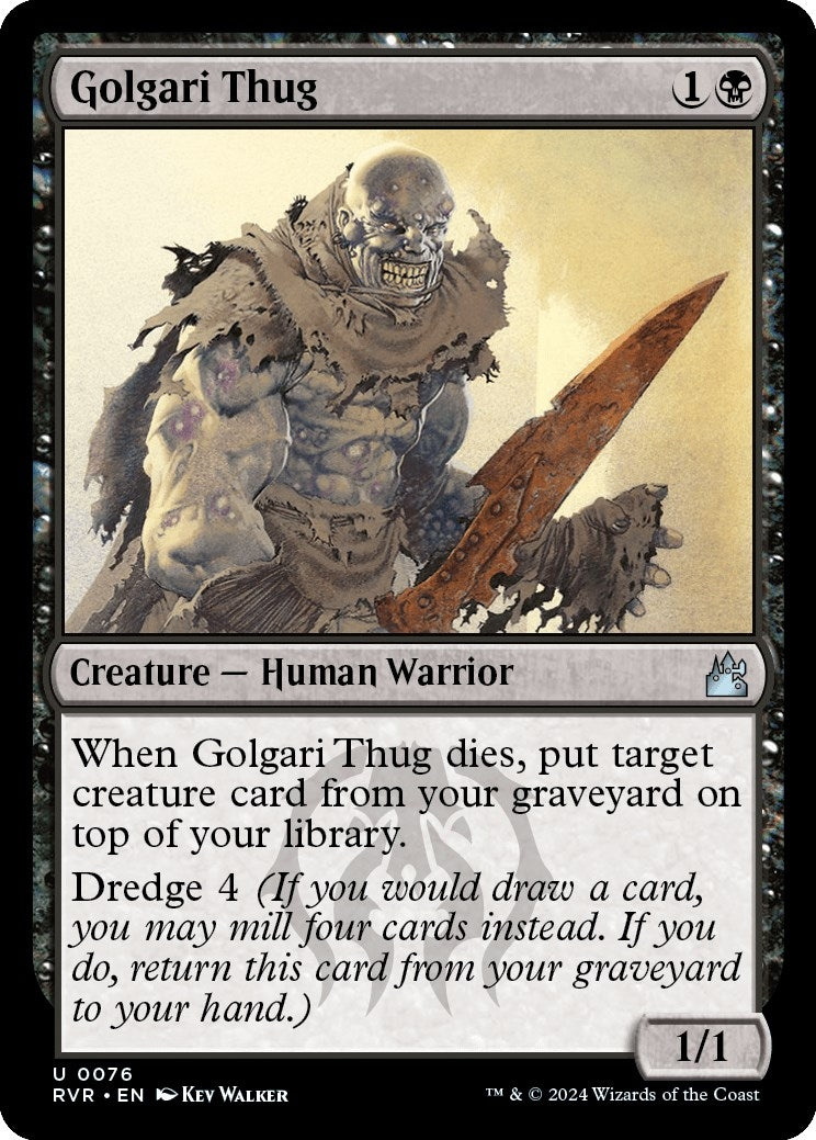 Image for Golgari Thug (76) (RVR) - Magic: The Gathering