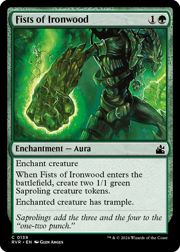 Image for Fists of Ironwood (139) (RVR) - Magic: The Gathering