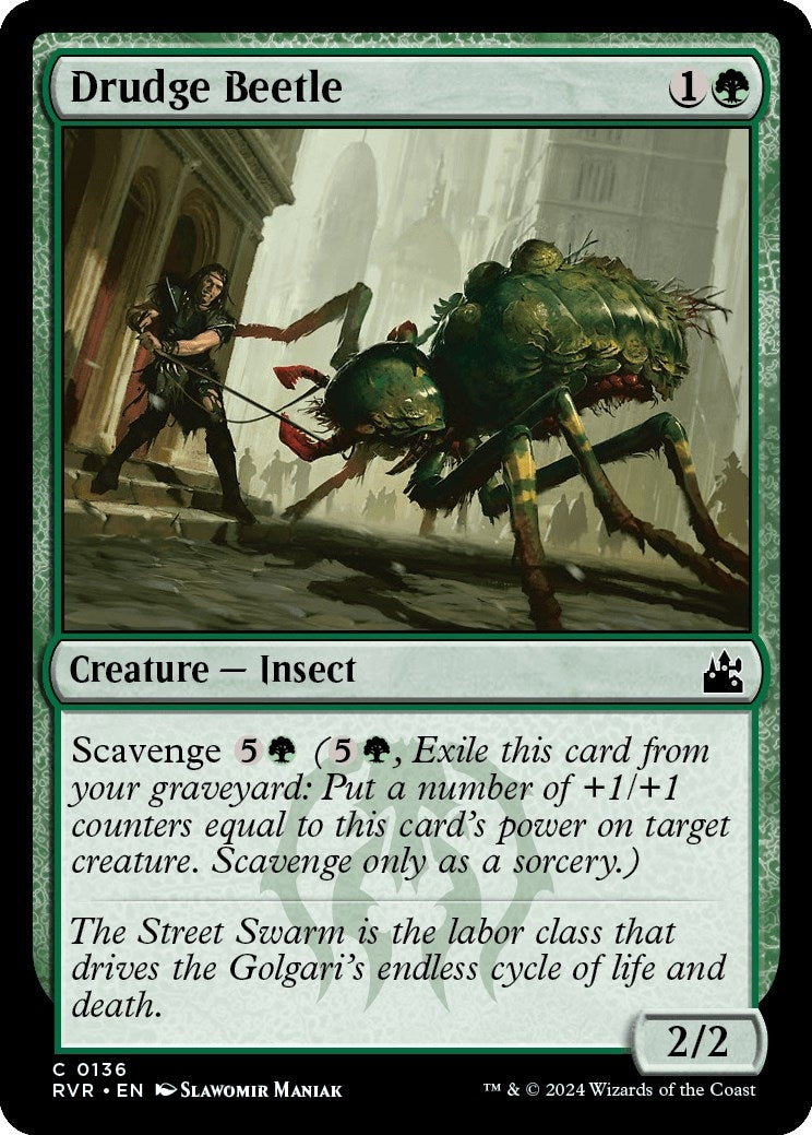 Image for Drudge Beetle (136) (RVR) - Magic: The Gathering