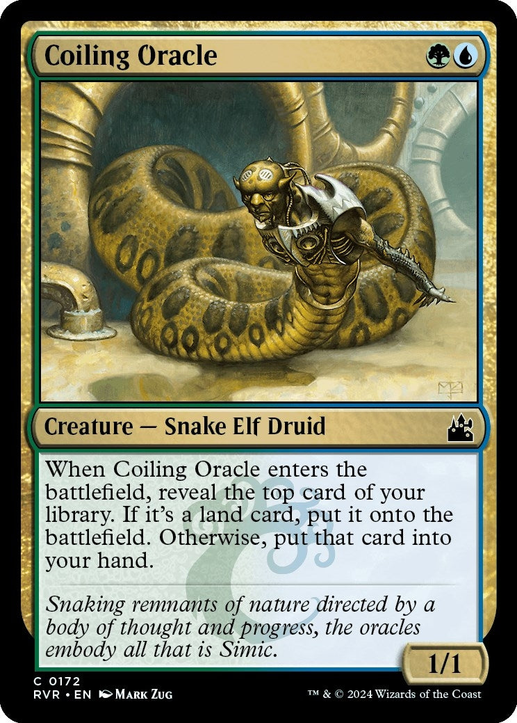 Image for Coiling Oracle (172) (RVR) - Magic: The Gathering