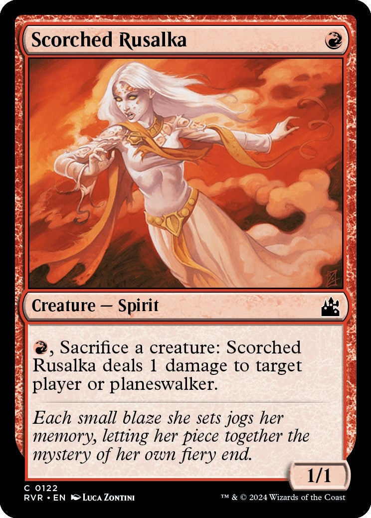 Image for Scorched Rusalka (122) (RVR) - Magic: The Gathering