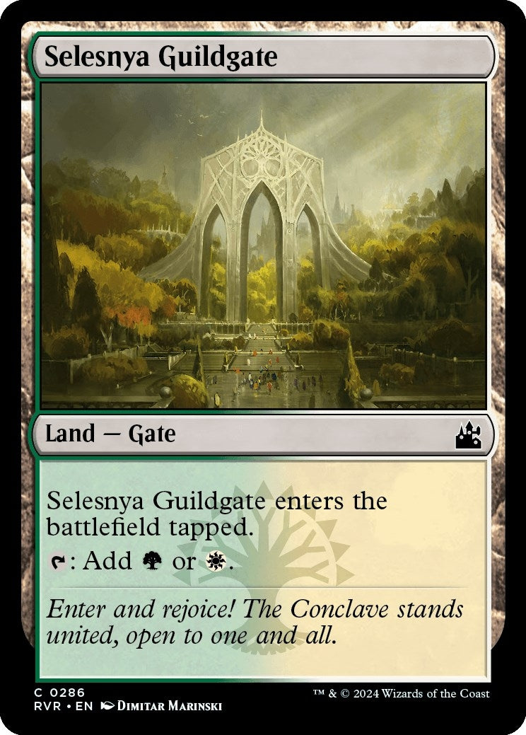 Image for Selesnya Guildgate (286) (RVR) - Magic: The Gathering