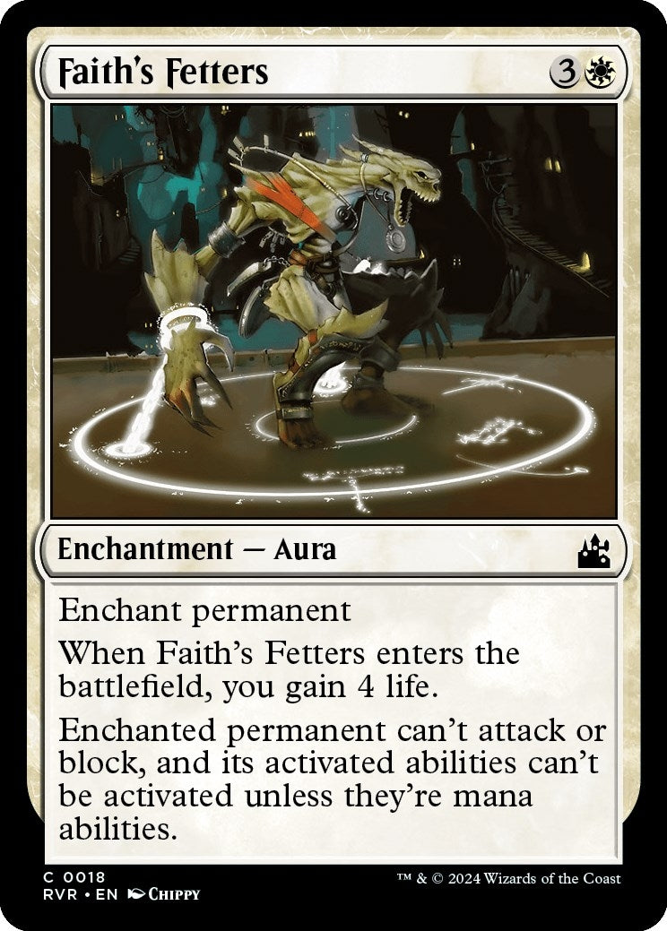 Image for Faith's Fetters (18) (RVR) - Magic: The Gathering