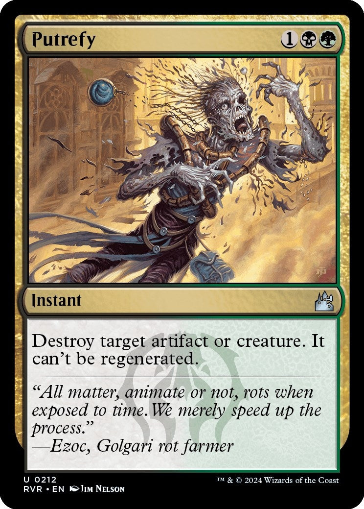 Image for Putrefy (212) (RVR) - Magic: The Gathering