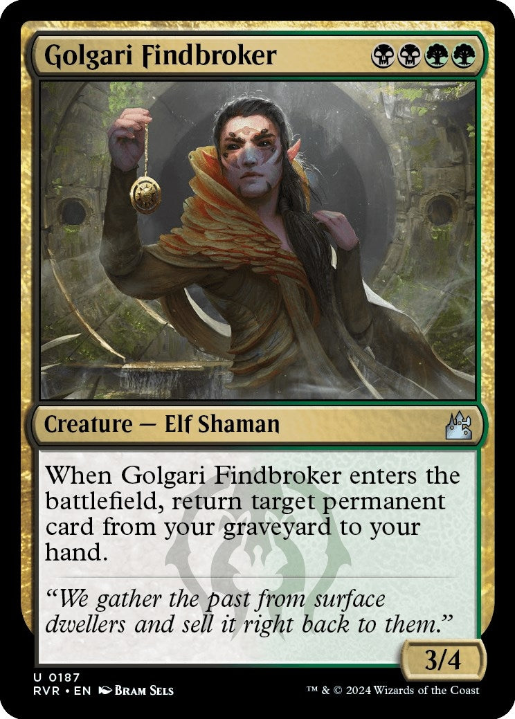 Image for Golgari Findbroker (187) (RVR) - Magic: The Gathering