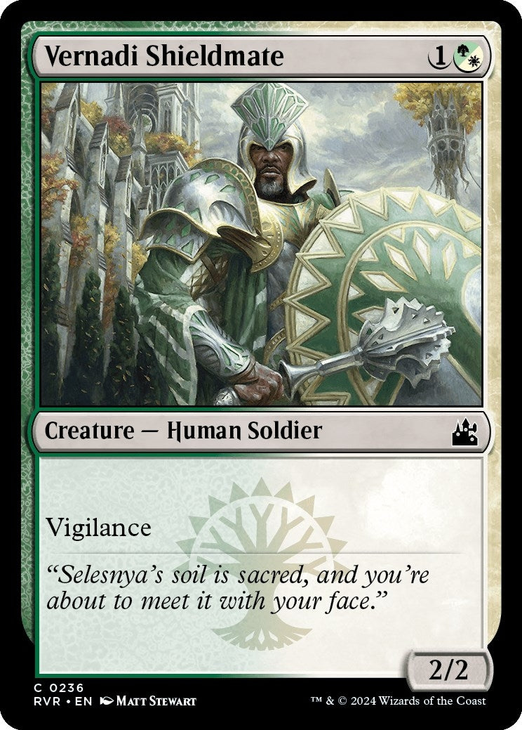 Image for Vernadi Shieldmate (236) (RVR) - Magic: The Gathering