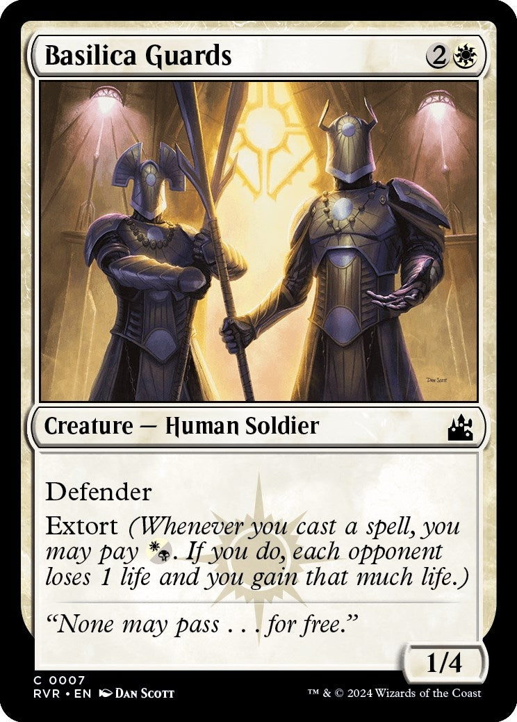 Image for Basilica Guards (7) (RVR) - Magic: The Gathering