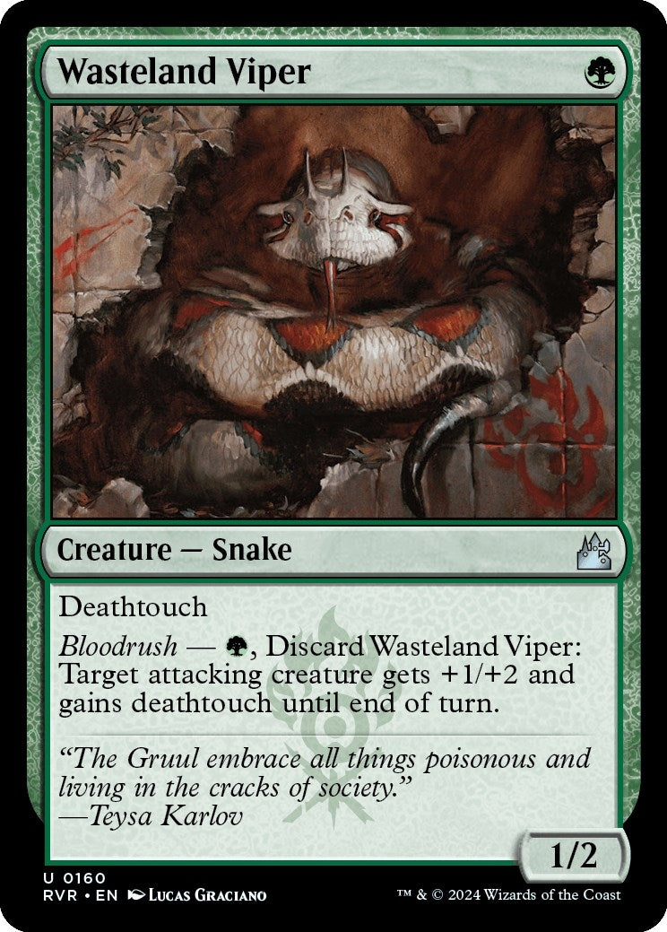 Image for Wasteland Viper (160) (RVR) - Magic: The Gathering