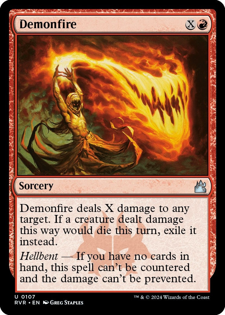Image for Demonfire (107) (RVR) - Magic: The Gathering