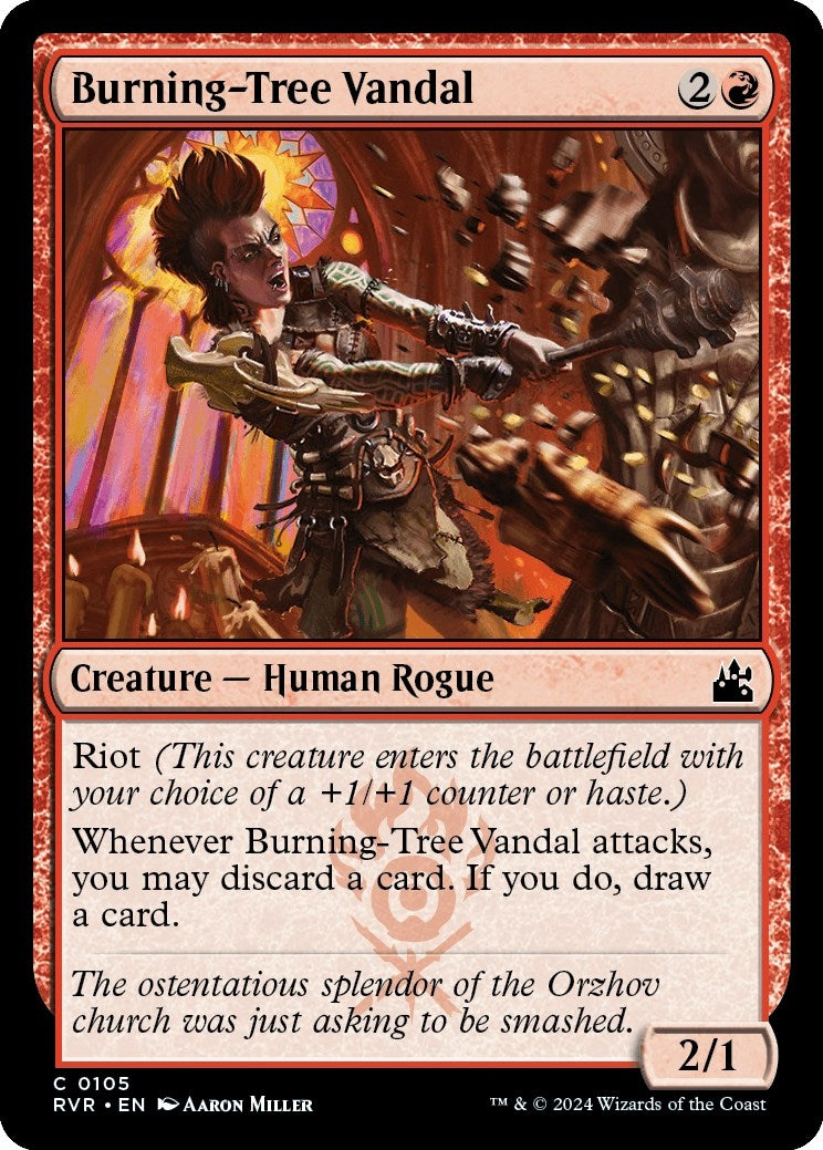 Image for Burning-Tree Vandal (105) (RVR) - Magic: The Gathering