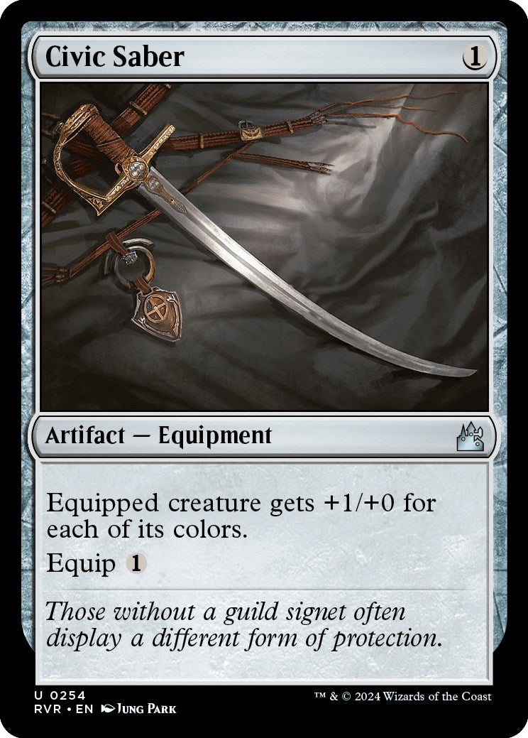 Image for Civic Saber (254) (RVR) - Magic: The Gathering