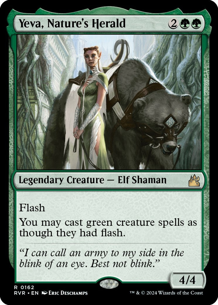 Image for Yeva, Nature's Herald (162) (RVR) - Magic: The Gathering