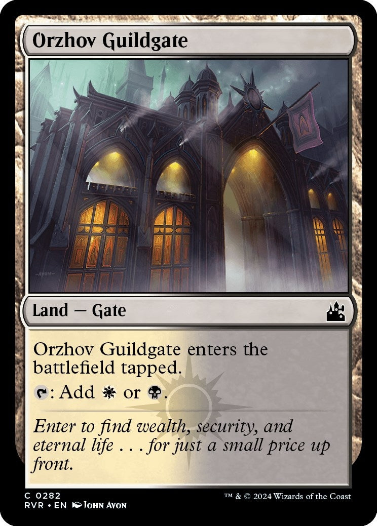 Image for Orzhov Guildgate (282) (RVR) - Magic: The Gathering