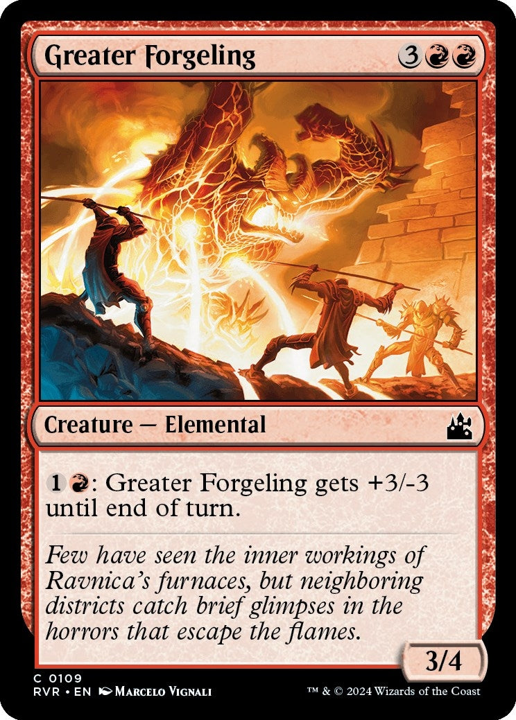 Image for Greater Forgeling (109) (RVR) - Magic: The Gathering