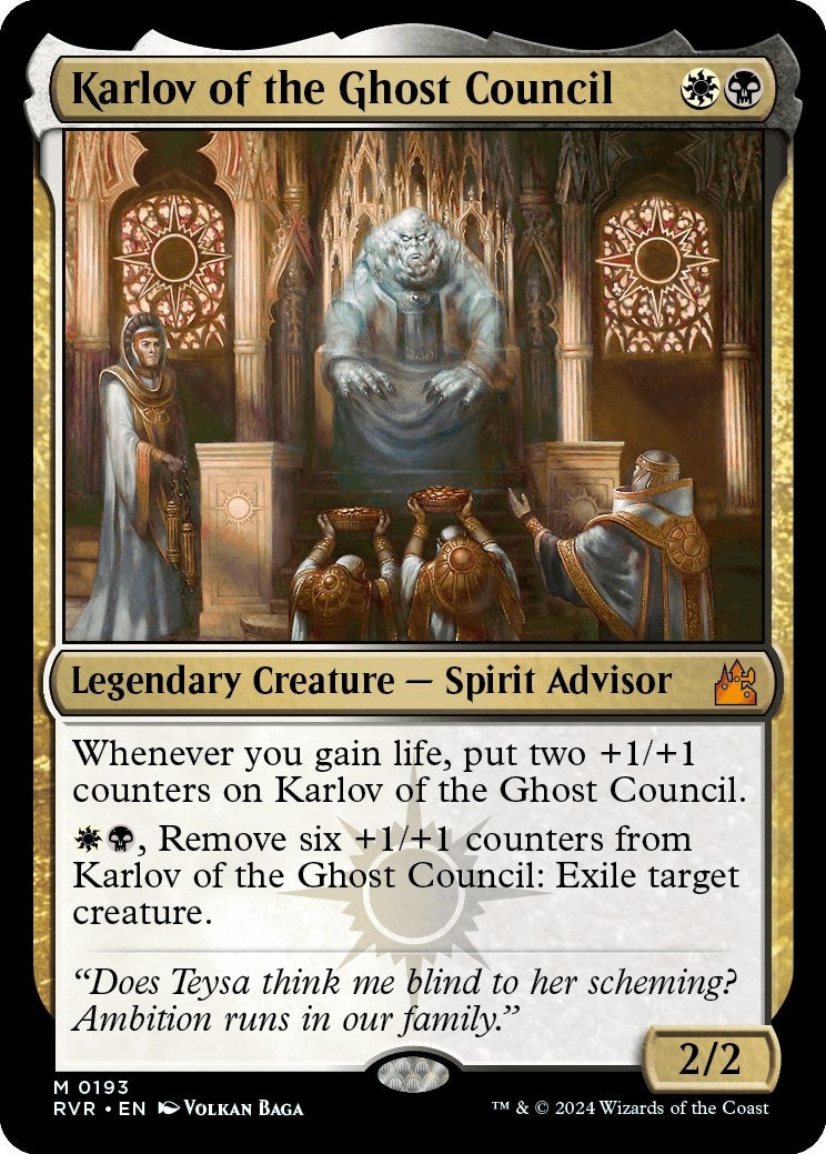 Image for Karlov of the Ghost Council (193) (RVR) - Magic: The Gathering