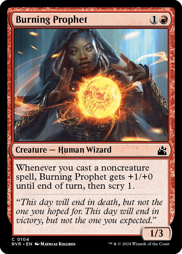 Image for Burning Prophet (104) (RVR) - Magic: The Gathering