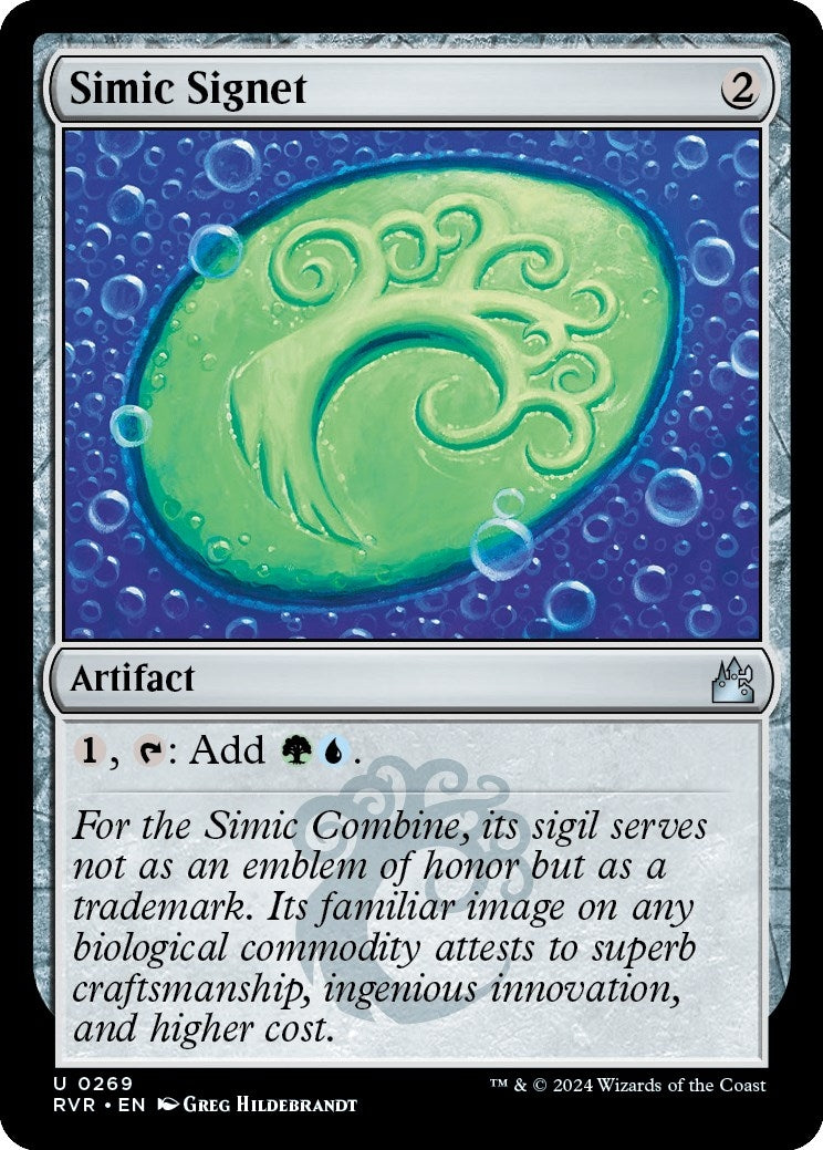 Image for Simic Signet (269) (RVR) - Magic: The Gathering