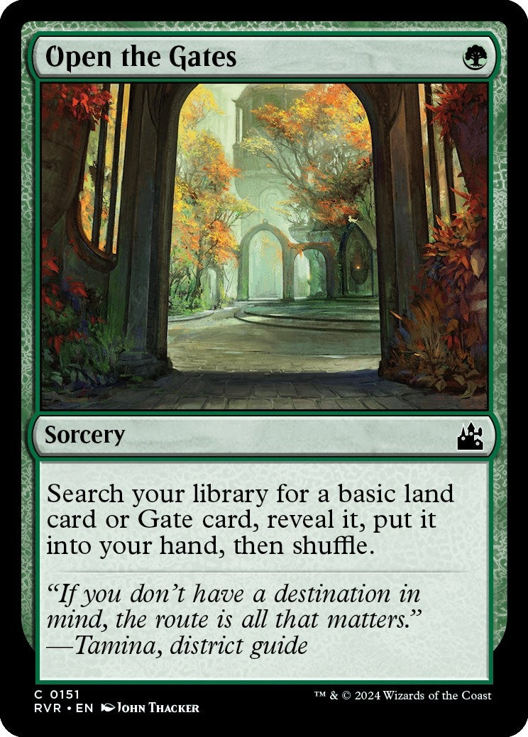 Image for Open the Gates (151) (RVR) - Magic: The Gathering