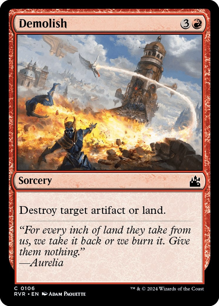 Image for Demolish (106) (RVR) - Magic: The Gathering