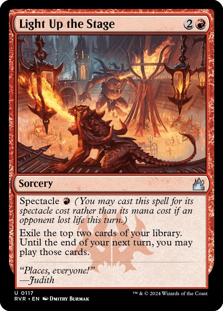 Image for Light Up the Stage (117) (RVR) - Magic: The Gathering